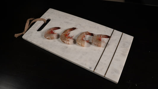 Extra Jumbo Wild Caught Gulf White Shrimp, USA - 16-20 Count, 5 Lbs Bag - IQF