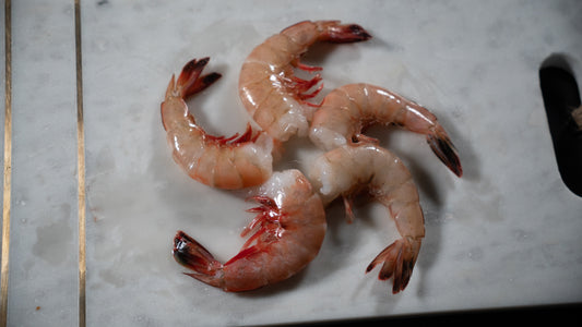 Large Wild Caught Gulf White Shrimp, USA - 26-30 Count, 5 Lbs Bag IQF