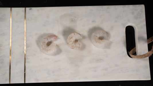 Wild Caught US Gulf White Shrimp, Size: 21-25 (Shrimp Per LB), 5-LB Box