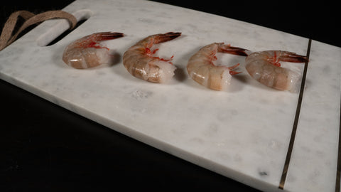 Extra Jumbo Wild Caught Gulf White Shrimp, USA - 16-20 Count, 5 Lbs Bag - IQF